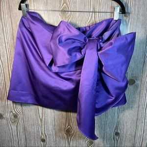 NWT J. Crew Satin Bow Skirt Sz 12